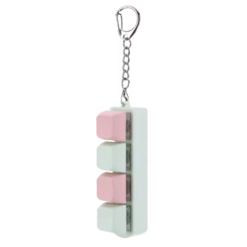 Clicky Fidget Keychain with Real Mechanical Switches