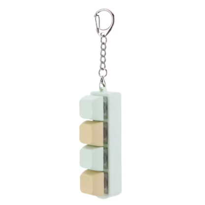 Clicky Fidget Keychain with Real Mechanical Switches